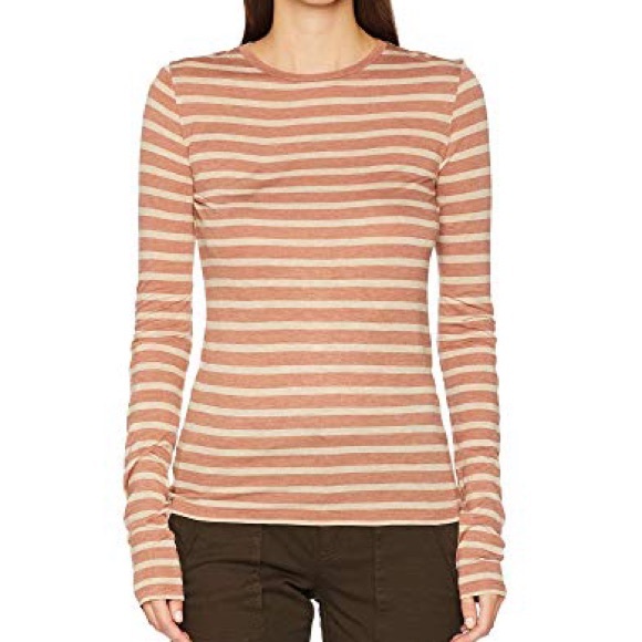 Vince Stripe Long Sleeve Crew Tee - Picture 2 of 6